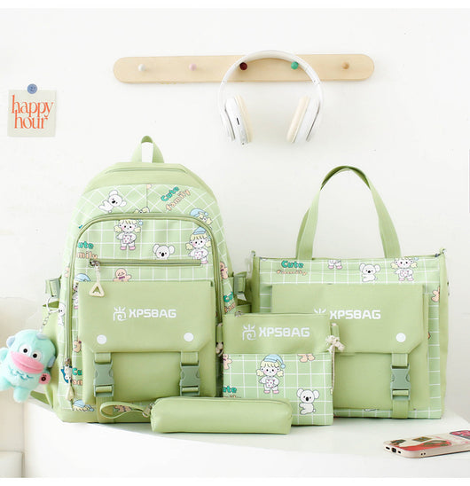 Mochila Escolar Primaria para Niñas - Set de Cuatro Piezas - Image 19