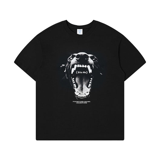 Camiseta Estampada Cabeza de Perro Americano para Hombre - Image 9