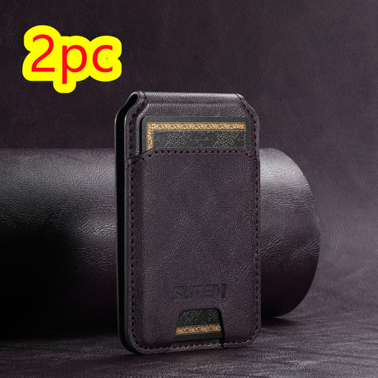 Soporte Magnético Universal para Teléfono con Anillo MagSafe y Cuero PU - Image 40