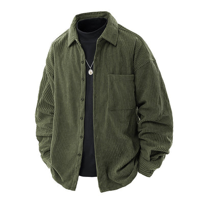 Abrigo Elegante Cuello Falso Dos Piezas para Hombre