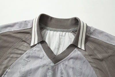 Sudadera Tipo Polo con Costuras Desgastadas para Hombre - Image 17