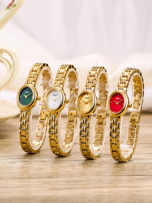 Reloj Vintage Ovalado Mini para Mujer - Resistente al Agua con Cuarzo - Image 17
