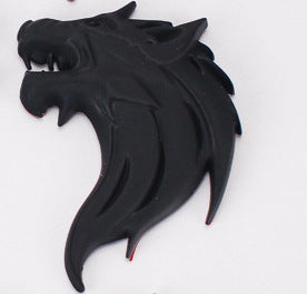 Emblema Totem Cabeza de Lobo - Adhesivo Metálico para Auto - Image 6