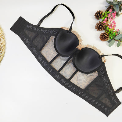 Sostén Tubo Estampado Leopardo con Levantamiento y Ajuste Personalizado - Image 23