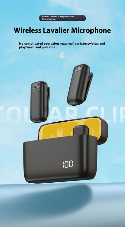 Micrófono Inalámbrico con Clip Portátil, Grabación y Carga Integrada - Image 8