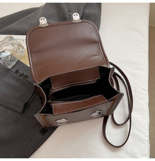 Bolsa Mensajera Cuadrada Texturizada para Mujer - Compacta y Versátil - Image 35