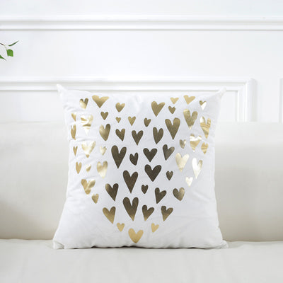 Funda de Almohada Dorada Super Suave para el Hogar - Image 13