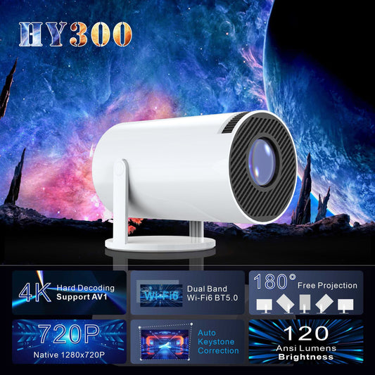 Proyector 4K Ultra HD H713 Inteligente para Hogar, Oficina y Conferencias