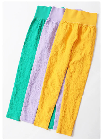 Pantalones Yoga Cintura Alta sin Costuras con Levantador de Glúteos - Image 17