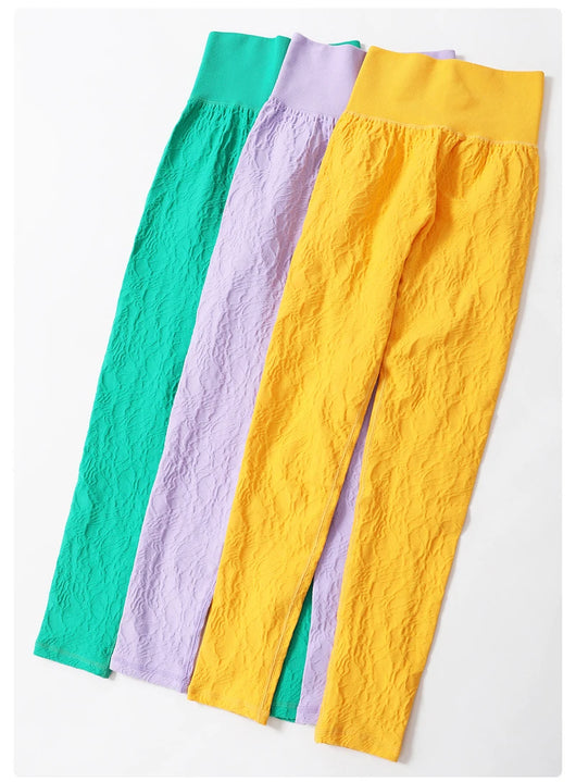 Pantalones Yoga Cintura Alta sin Costuras con Levantador de Glúteos - Image 17