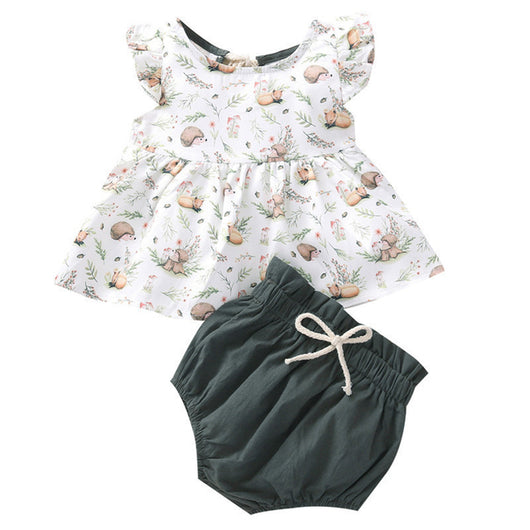 Chaleco Infantil Estampado Cuello Redondo sin Mangas - Image 3