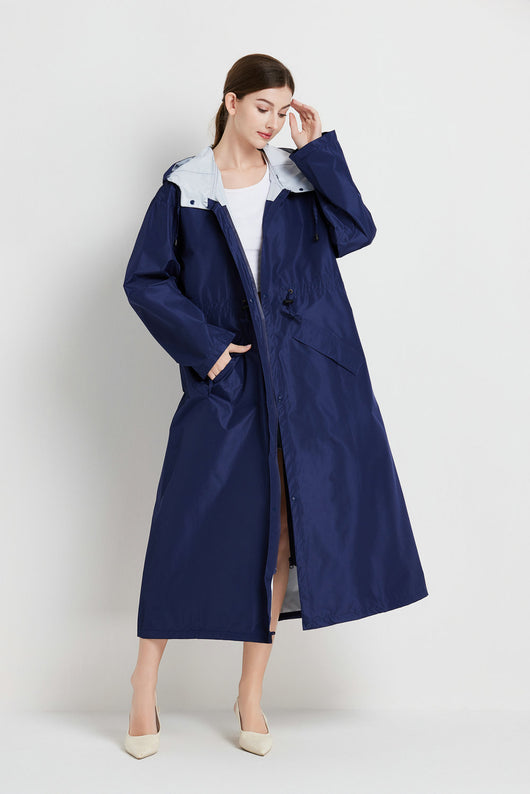 Gabardina Impermeable de Largo Medio para Mujer - Image 9