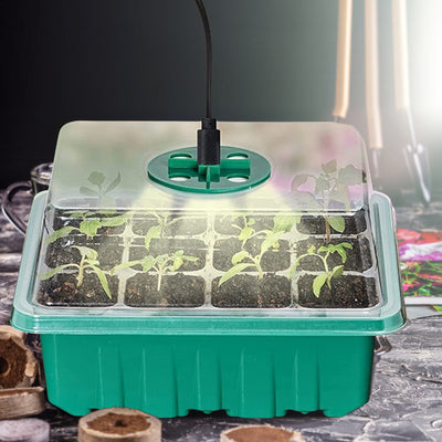 Bandeja de Germinación 12 Celdas con Lámpara LED - Image 5
