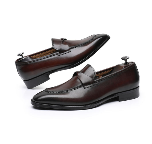 Zapatos de Cuero Genuino para Hombre Estilo Europeo y Británico - Image 12