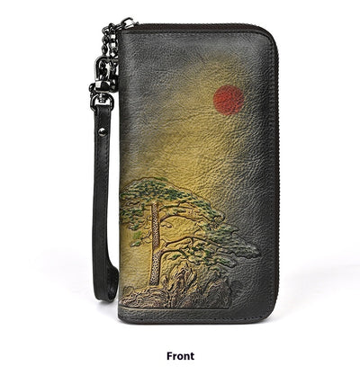 Cartera Larga de Cuero para Mujer Amanecer - Image 20