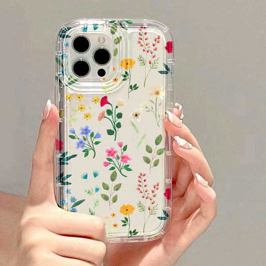 Funda Transparente Floral Todo en Uno para Smartphone - Image 6