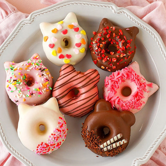Molde para Donas de Silicona con Diseños de Gato y Oso - Bandeja Antiadherente para Horno - Image 6