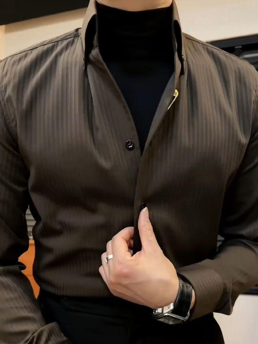 Camisa Casual con Forro de Lana Texturizado - Image 10