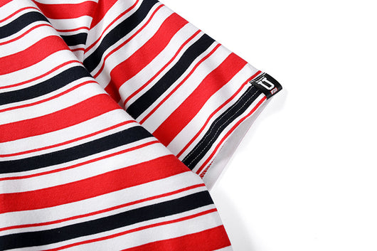 Playera de Rayas Contrastantes Manga Corta - Image 23