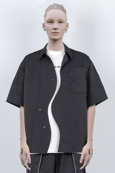 Camisa Suelta de Manga Corta con Diseño Retorcido - Image 8
