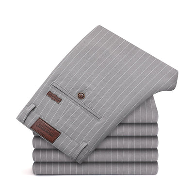Pantalones Slim Juveniles con Rayas y Tecnología Stretch - Image 8