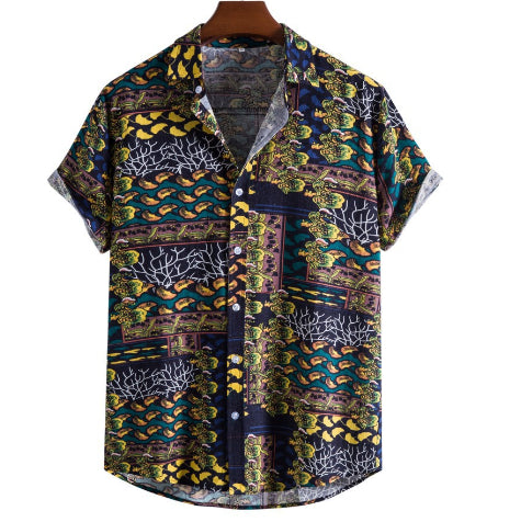 Playera Estampado Playa Manga Corta - Image 7