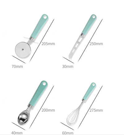 Utensilios de Cocina en Acero Inoxidable con Mango Ergonómico - Image 3
