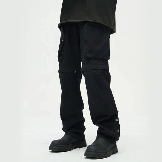 Pantalones Casuales Holgados con Bolsillos Grandes para Hombre - Image 2