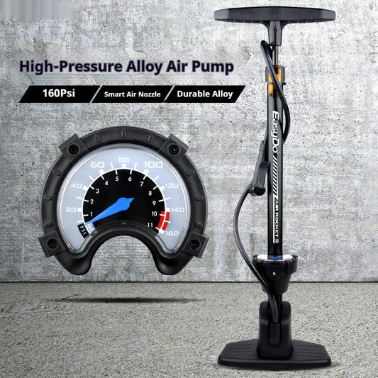 Inflador Vertical de Alta Presión para Bicicletas, Motos y Autos
