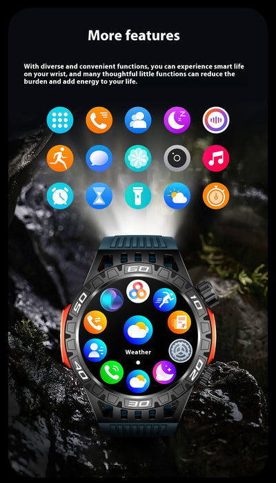 Reloj Inteligente Deportivo HT22 con GPS, Monitor Cardíaco y Llamadas Bluetooth - Image 21