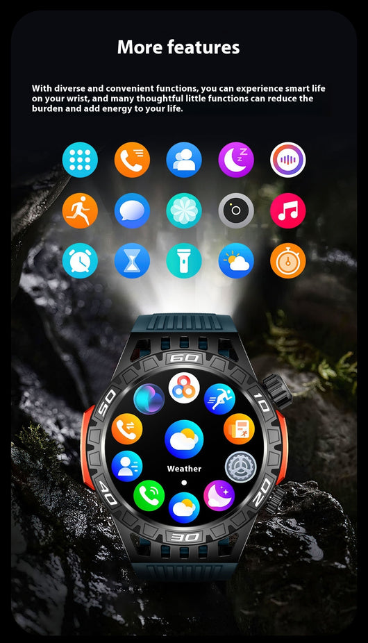 Reloj Inteligente Deportivo HT22 con GPS, Monitor Cardíaco y Llamadas Bluetooth - Image 21