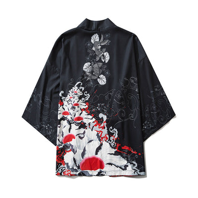 Kimono Estilo Chino Japonés sin Botones - Image 8