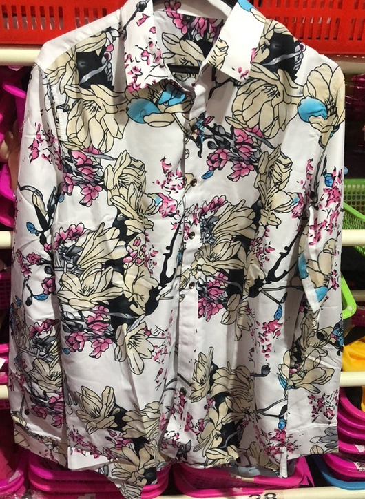 Camisa Casual Estampada de Manga Larga para Hombre - Image 14