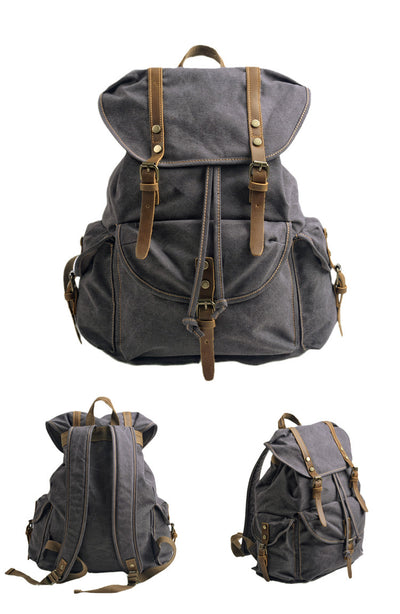 Bolsa de Viaje Retro Canvas Gran Capacidad - Image 12