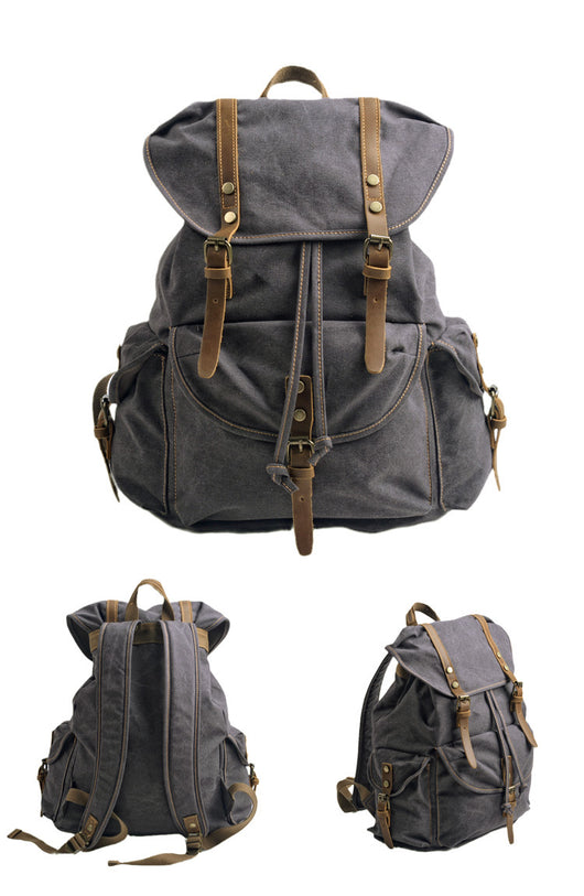 Bolsa de Viaje Retro Canvas Gran Capacidad - Image 12
