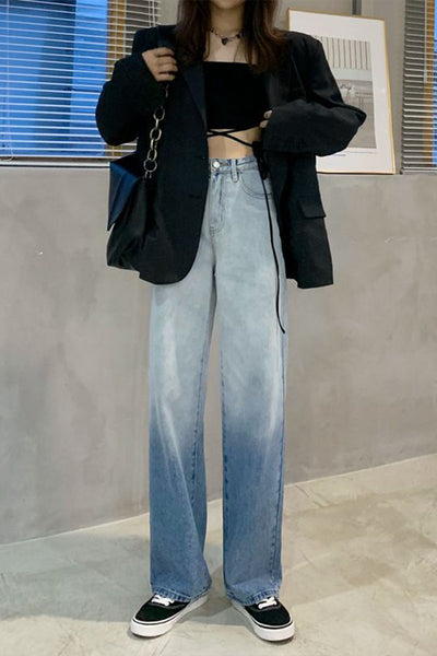 Pantalones Anchos de Moda Casual - Image 2