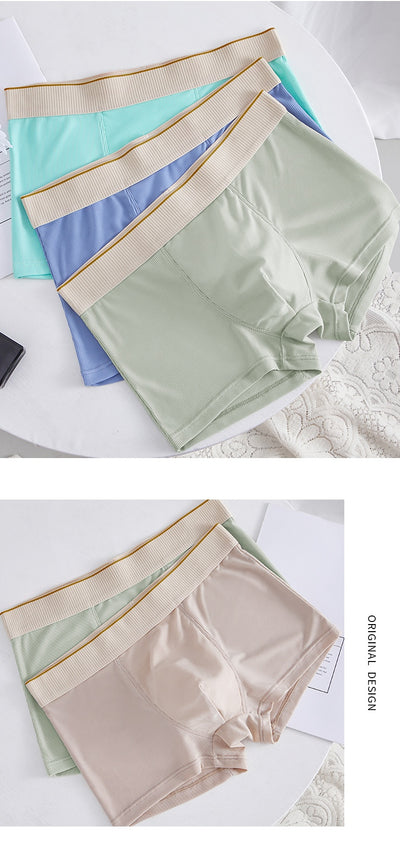 Bóxers de Seda Helada con Rayas para Hombre - Comodidad y Transpirabilidad - Image 16