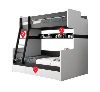 Cama Doble Multifuncional con Altura Ajustable - Image 3