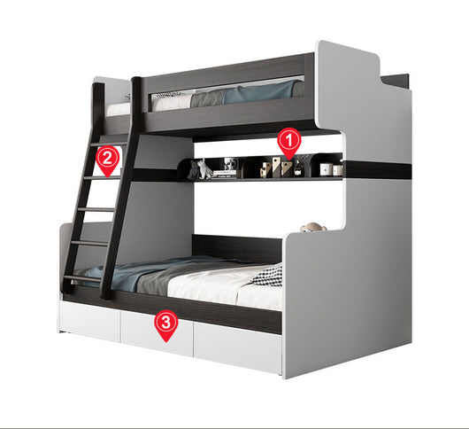 Cama Doble Multifuncional con Altura Ajustable - Image 3