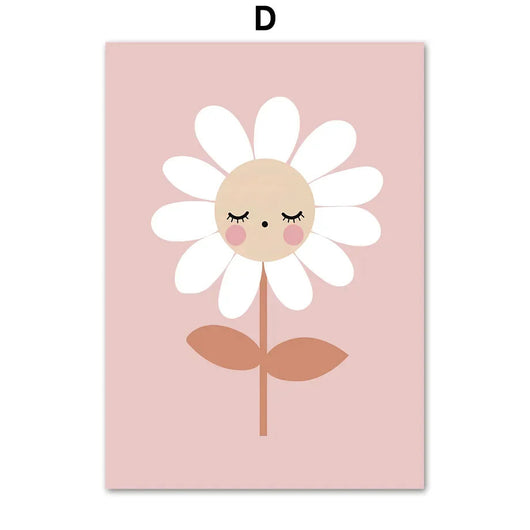 Cuadro Decorativo Lienzo Flores Arcoíris con Mensaje de Amor - Image 8