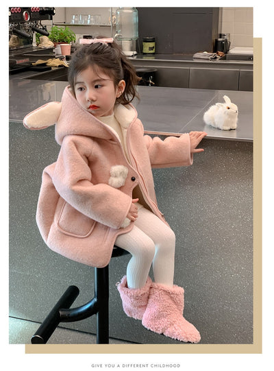 Abrigo de Invierno para Niña Estilo Western con Forro Polar y Lana - Image 9