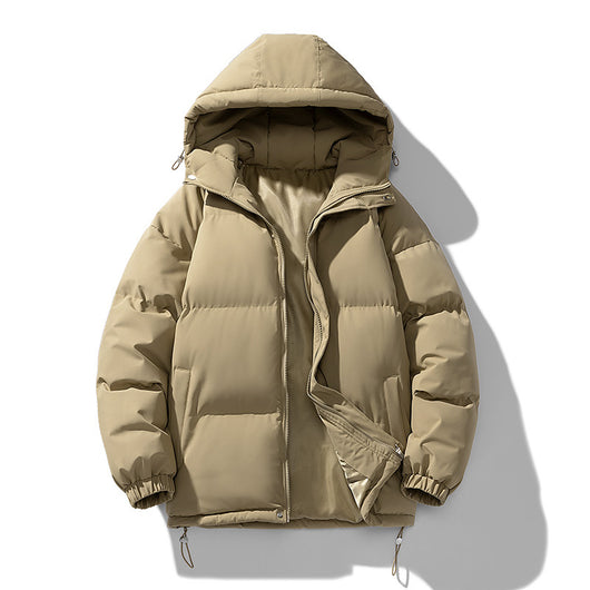 Abrigo Hoodie Acolchado para Hombre - Chaqueta de Invierno Cálida y Casual - Image 5