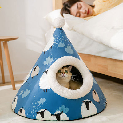 Casa Triangular Arenero Cerrado para Gatos - Image 8