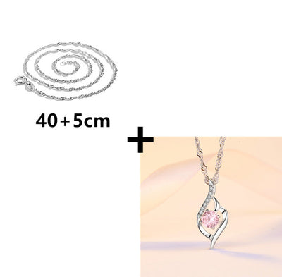 Colgante de Zircón en Plata de Ley para Escote - Image 10