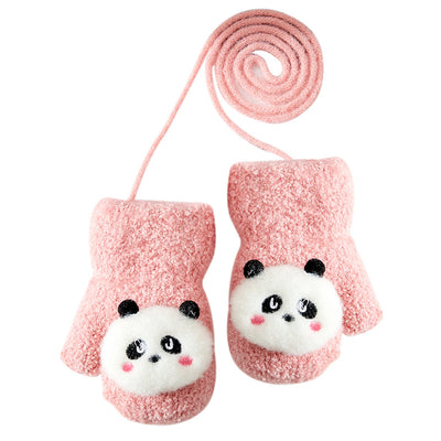 Guantes Cálidos para Bebé con Diseño Cartoon - Manoplas de Invierno - Image 4