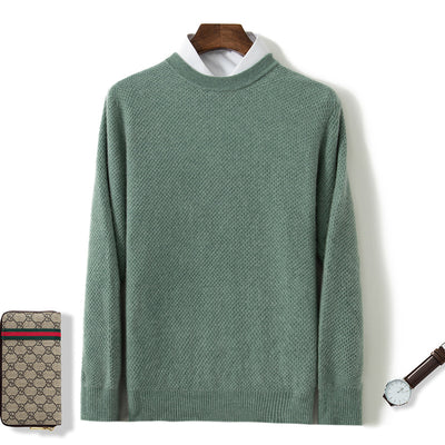 Suéter de Cachemira para Hombre con Corte Holgado - Image 17