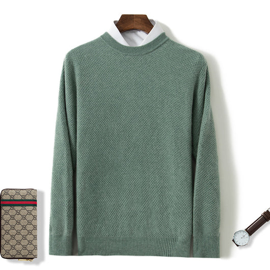 Suéter de Cachemira para Hombre con Corte Holgado - Image 17