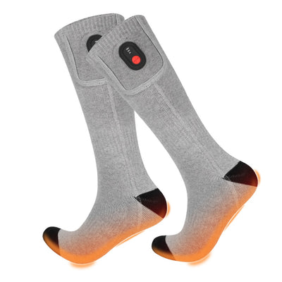 Calcetines Térmicos de Algodón Puro con Calefacción Eléctrica para Esquí - Image 8