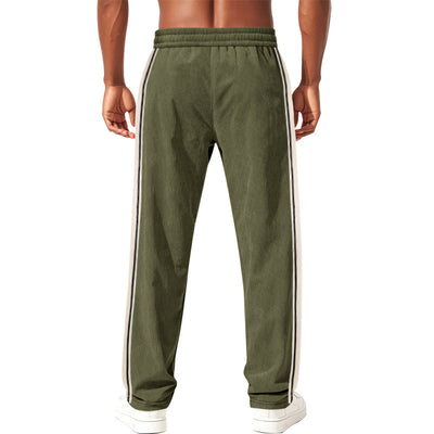 Pantalones de Chándal Holgados con Franja Lateral para Hombre - Image 21