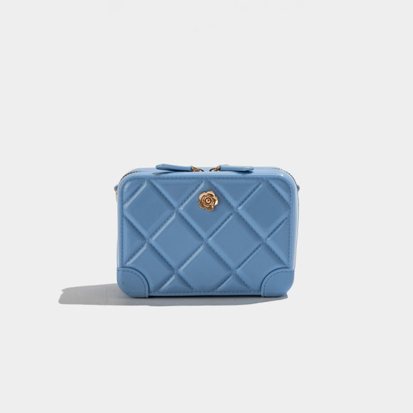 Bolso Cuadrado Pequeño de Silicona Texturizada para Mujer